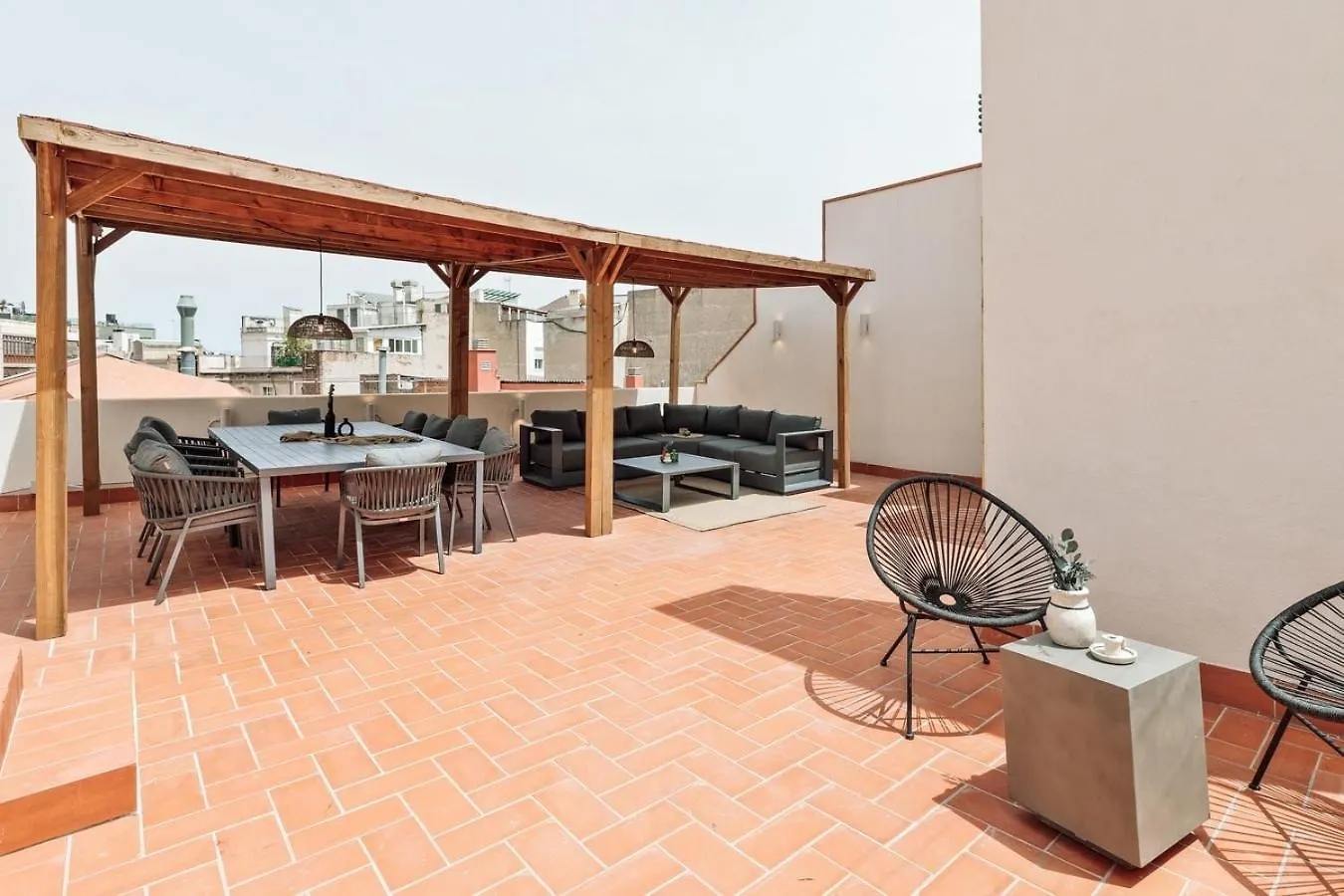 Appartement Pompei - 2 Bedrooms, Balcony And Terrace In Ciutat Vella Barcelone